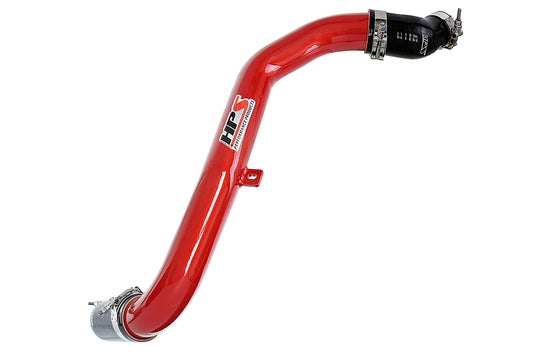 HPS 2.5" Intercooler Charge Pipe Hot Side, Red, 2013-2017 Hyundai Veloster 1.6L Turbo, 17-106R