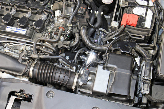 HPS Intercooler Charge Pipe Cold Side, Black, Honda 2016-2020 Civic 1.5L Turbo, 17-121WB