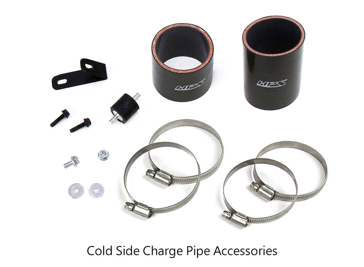 HPS Intercooler Charge Pipe, Cold Side, Polished, Audi 2015-2018 A3 2.0T Turbo, 17-129P
