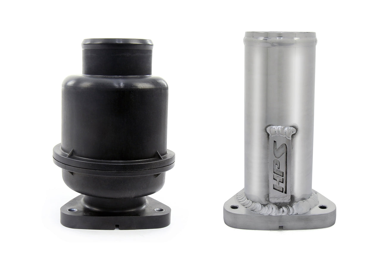 HPS Turbo Resonator, Polished, Lexus 2018-2022 RC300 2.0T Turbo, 17-131P