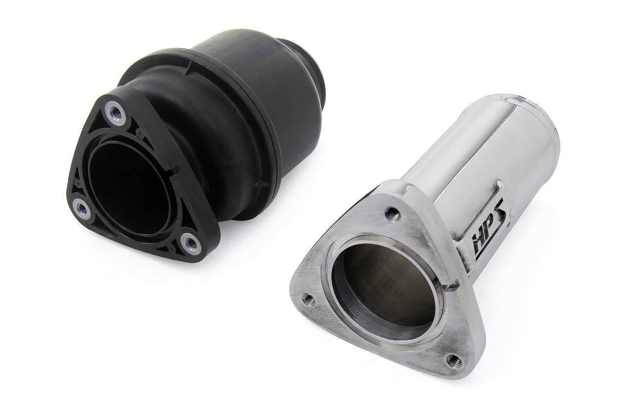 HPS Turbo Resonator, Polished, Lexus 2018-2022 RC300 2.0T Turbo, 17-131P