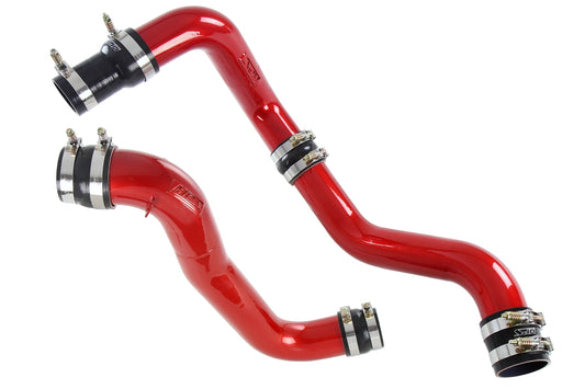 HPS Intercooler Charge Pipe, Cold and Hot Side, Red, Chevrolet 2013-2016 Silverado 2500 HD 6.6L Duramax Diesel Turbo LML, 17-150R