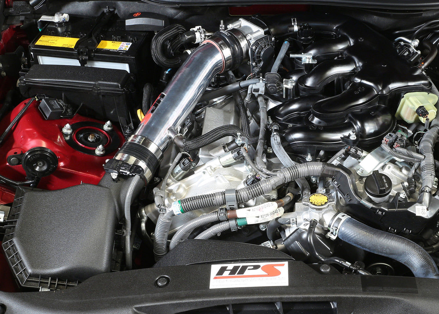 HPS Performance Air Intake Tube, Black, 2014-2015 Lexus IS250 2.5L V6 Non F-Sport, 27-560WB