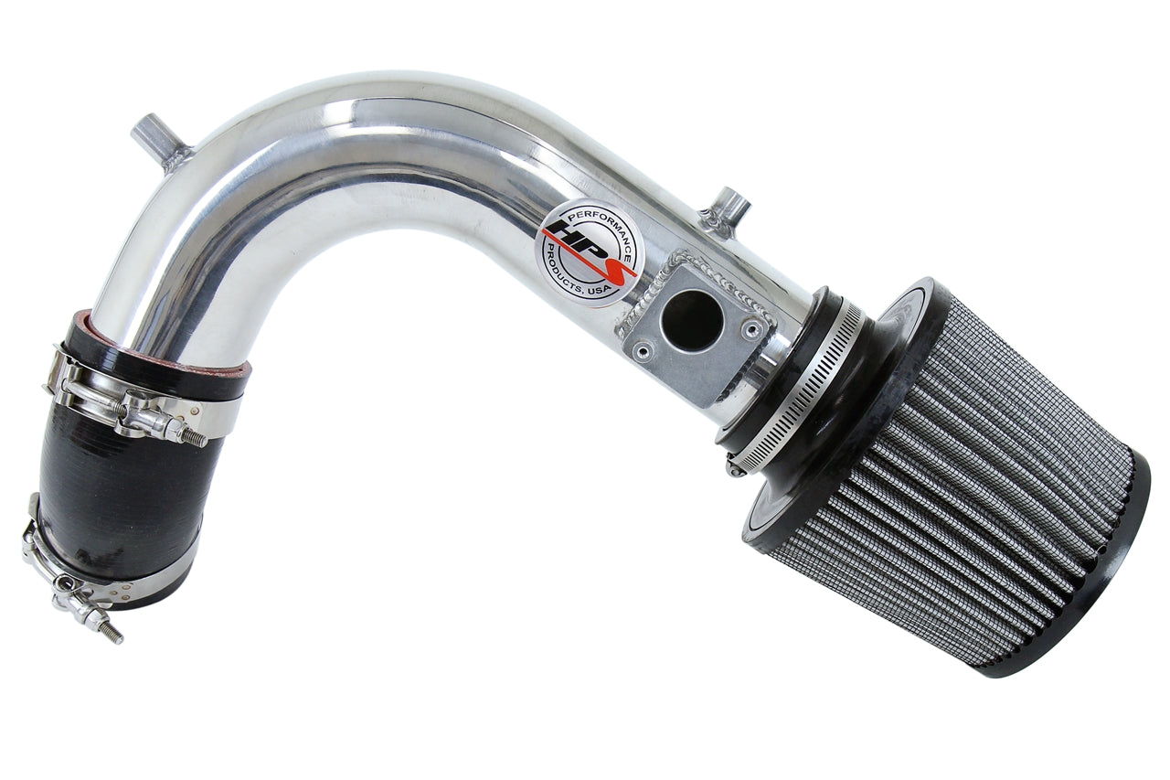 HPS Performance Air Intake Kit, Polished, 2008-2012 Honda Accord 2.4L, 827-105P