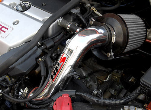 HPS Performance Air Intake Kit, Polished, 2002-2006 Acura RSX Type-S 2.0L, 827-121P