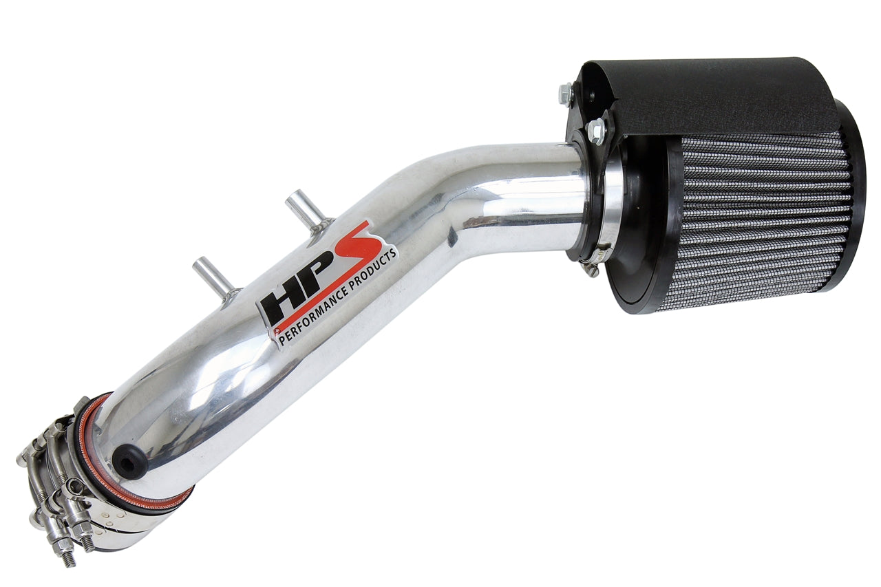 HPS Performance Air Intake Kit, Polished, 2003-2006 Honda Accord 2.4L without MAF Sensor, 827-122P