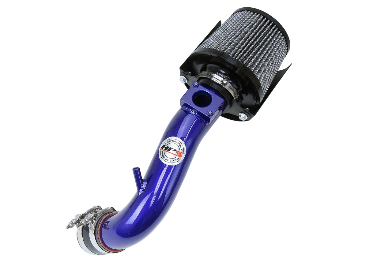 HPS Performance Air Intake Kit, Blue, 2008-2014 Mitsubishi Lancer 2.0L / 2.4L NonTurbo, 827-162BL