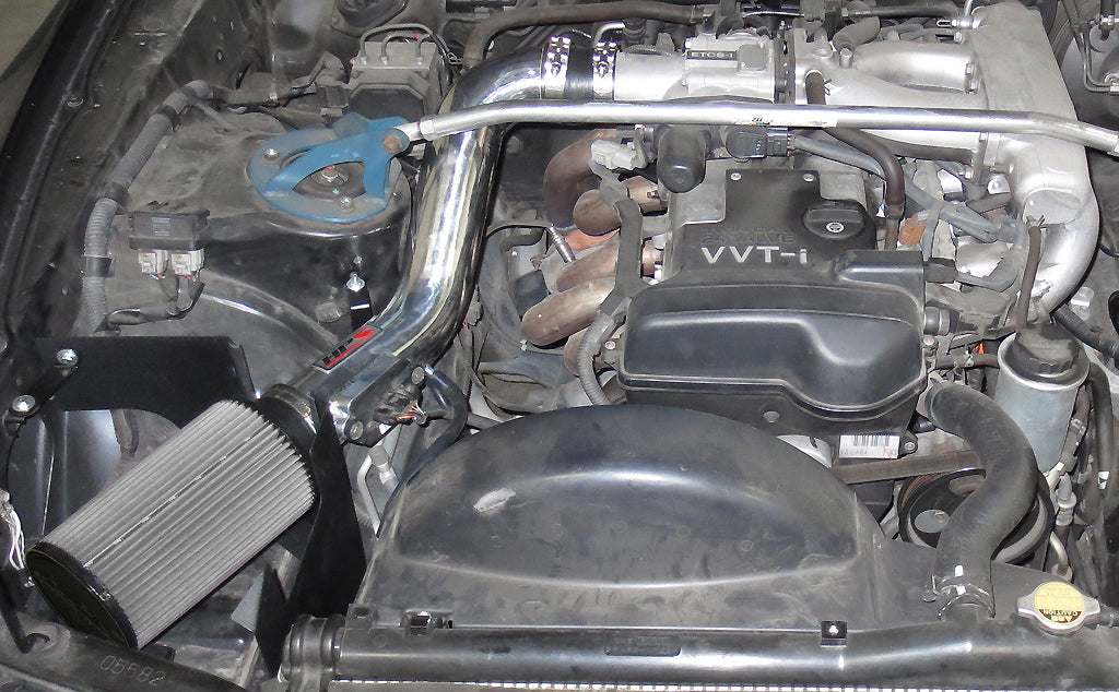 HPS Performance Air Intake Kit, Blue, 1997-1998 Toyota Supra Non Turbo 3.0L I6, 827-200BL