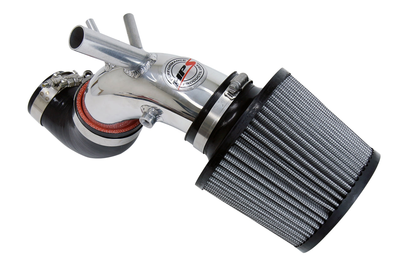 HPS Performance Air Intake Kit, Polished, 2013-2014 Hyundai Genesis Coupe 2.0T Turbo, 827-201P