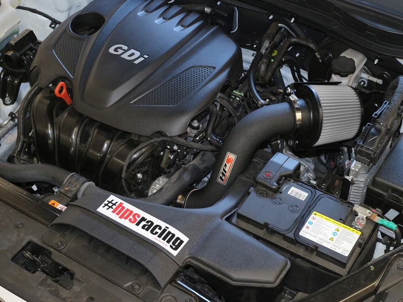 HPS Performance Air Intake Kit, Black, 2011-2014 Hyundai Sonata 2.4L, 827-267WB