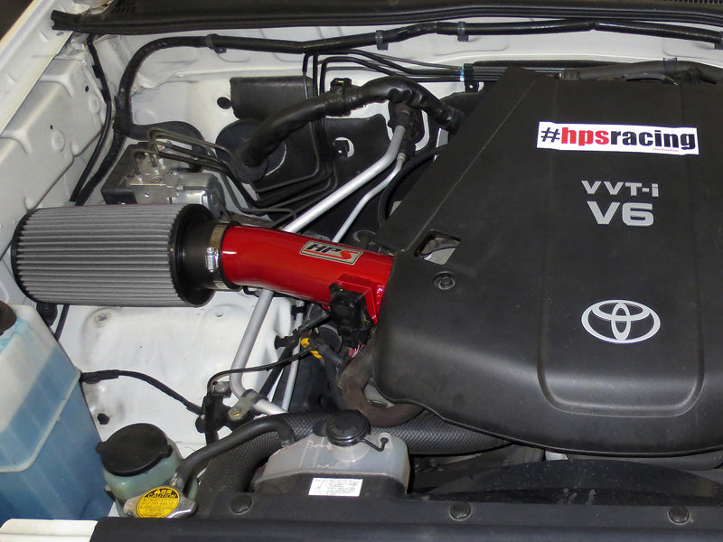 HPS Performance Air Intake Kit, Red, 2007-2009 Toyota FJ Cruiser 4.0L V6, 827-506R