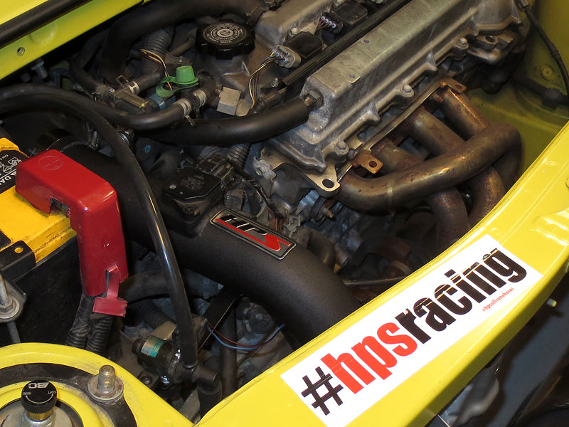 HPS Performance Air Intake Kit, Black, 2000-2005 Toyota MR2 Spyder 1.8L, 827-509WB