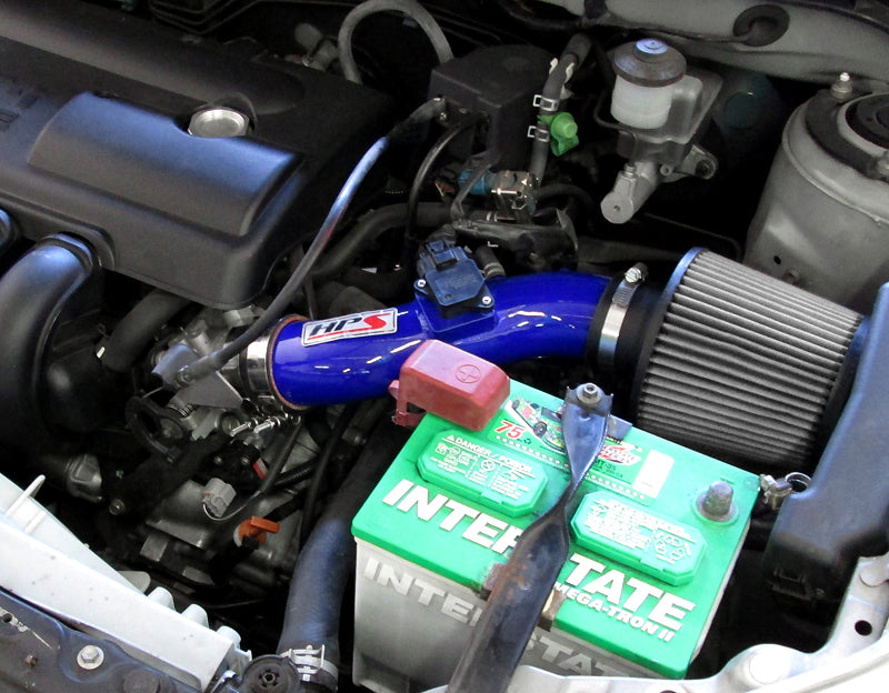 HPS Performance Air Intake Kit, Blue, 2003-2004 Toyota Corolla 1.8L 1ZZ-FE, 827-513BL