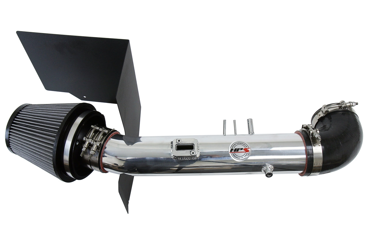 HPS Performance Air Intake Kit, Polished, 2005-2006 Toyota Tundra 4.7L V8, 827-523P