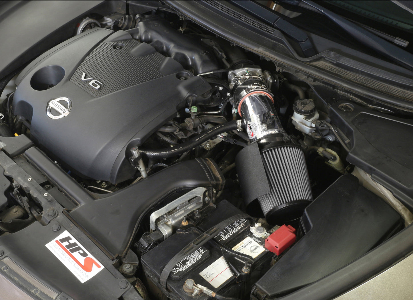 HPS Performance Air Intake Kit, Red, 2009-2014 Nissan Maxima V6 3.5L, 827-533R