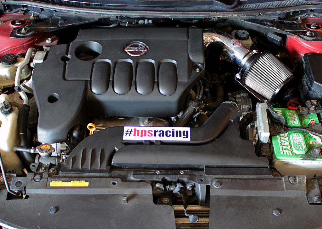 HPS Performance Air Intake Kit, Polished, 2007-2012 Nissan Altima 2.5L 4Cyl, 827-546P