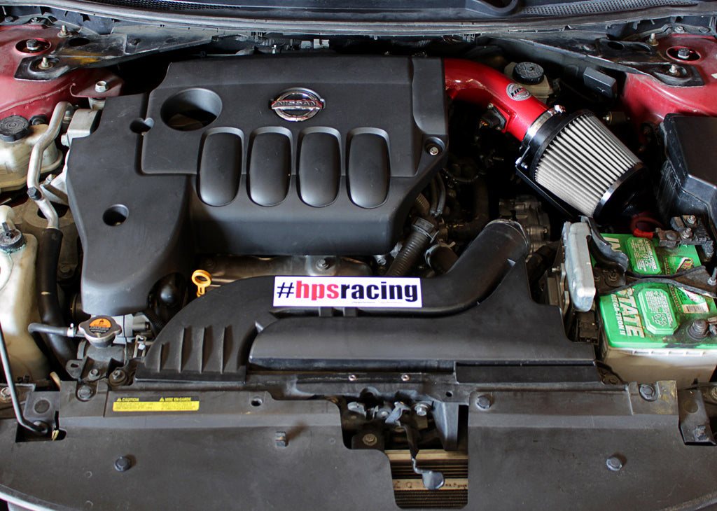 HPS Performance Air Intake Kit, Red, 2013 Nissan Altima Coupe 2.5L 4Cyl, 827-546R