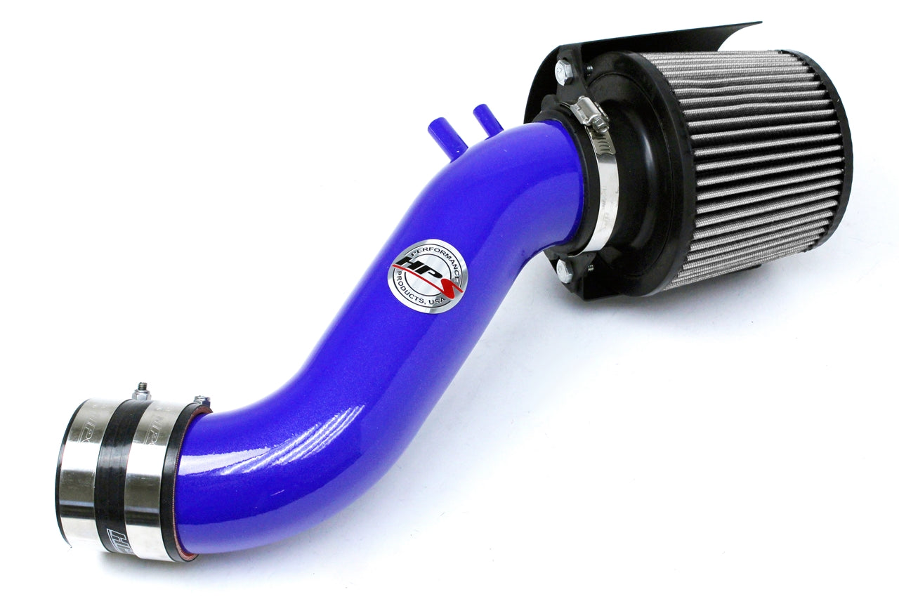 HPS Performance Air Intake Kit, Blue, 2015-2019 Hyundai Sonata 2.4L Non Turbo, 827-549BL