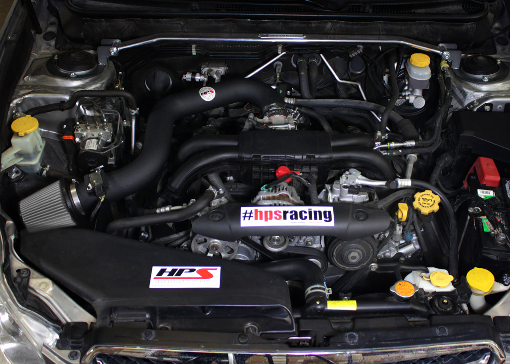 HPS Performance Air Intake Kit, Black, 2010-2012 Subaru Outback 2.5L Non Turbo, 827-557WB