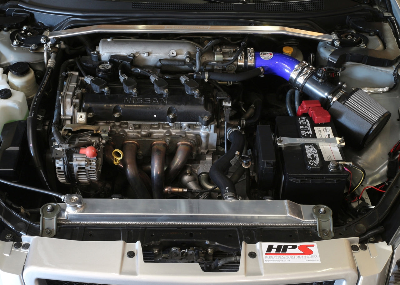 HPS Performance Air Intake Kit, Blue, 2002-2006 Nissan Altima 2.5L 4Cyl, 827-570BL