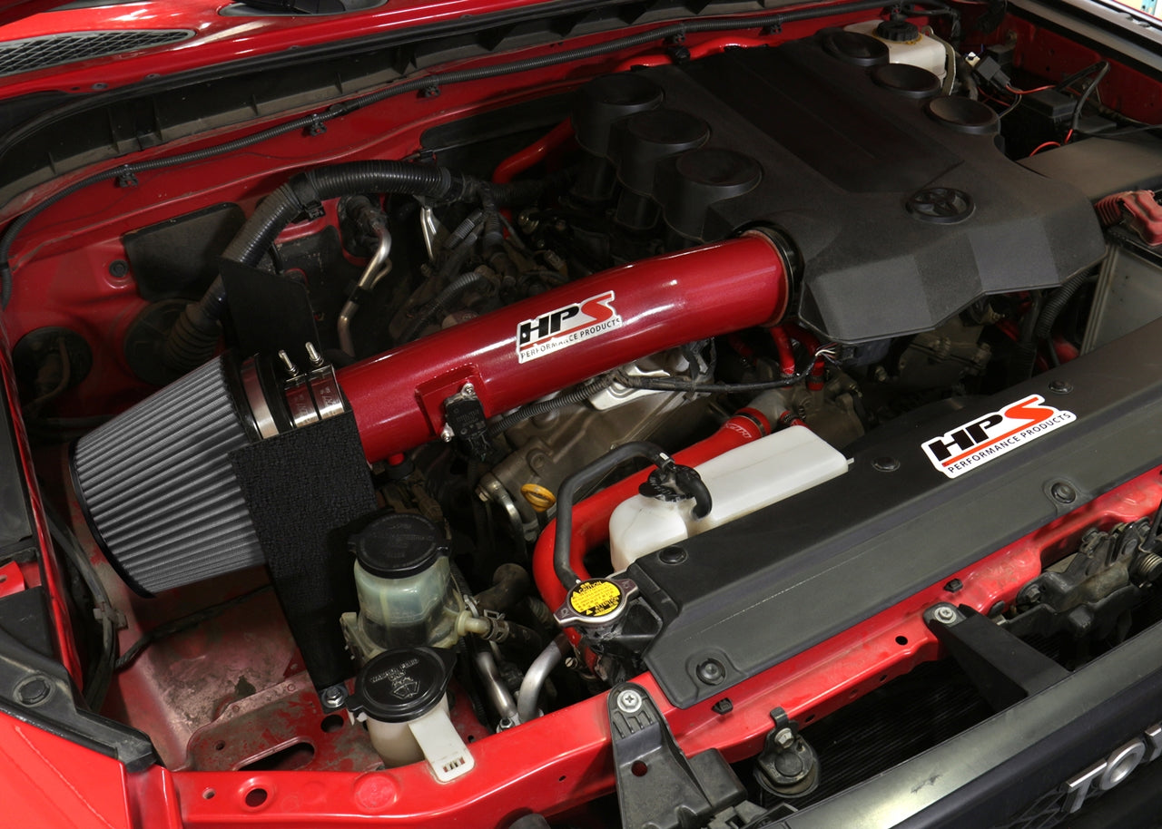 HPS Performance Air Intake Kit, Red, 2010-2014 Toyota FJ Cruiser 4.0L V6, 827-583R