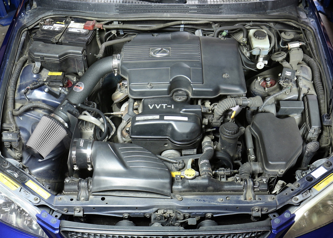 HPS Performance Air Intake Kit, Black, 2001-2005 Lexus IS300 3.0L, 827-590WB