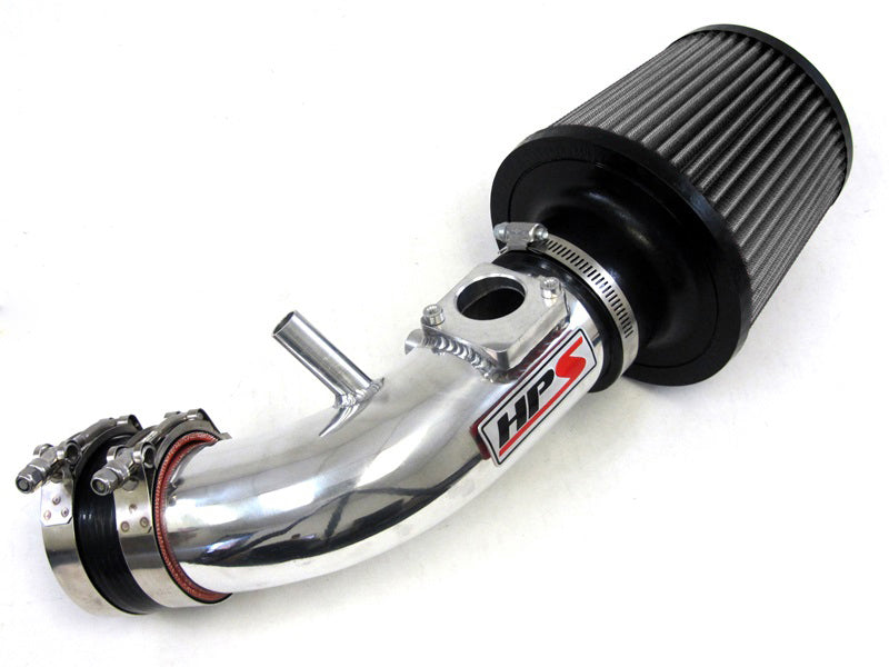 HPS Performance Air Intake Kit, Polished, 2007-2013 Mazda Mazdaspeed 3 2.3L Turbo, 827-601P