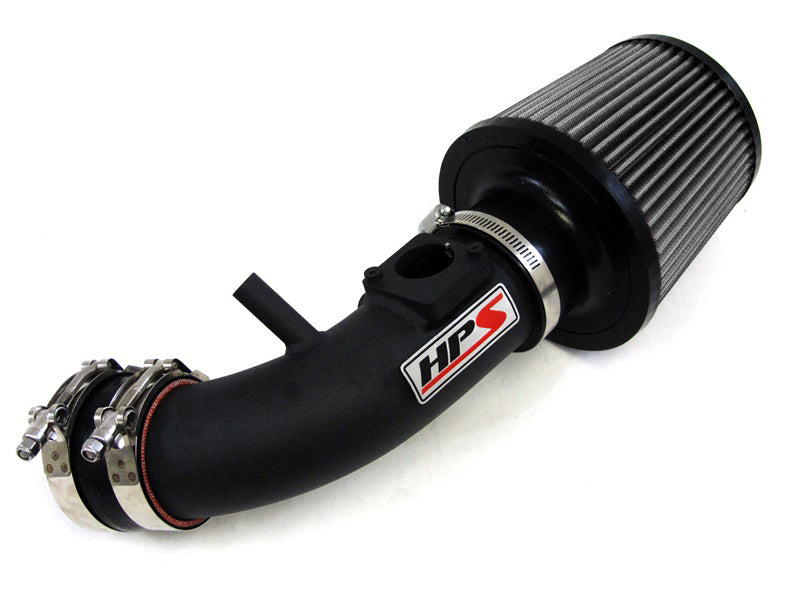 HPS Performance Air Intake Kit, Black, 2007-2013 Mazda Mazdaspeed 3 2.3L Turbo, 827-601WB