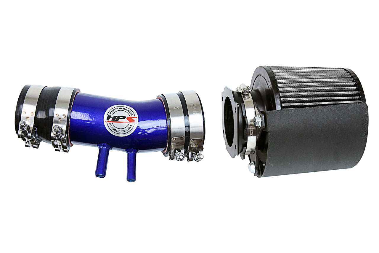 HPS Performance Air Intake Kit, Blue, 1999-2004 Nissan Frontier 3.3L V6 Non Supercharged, 827-604BL