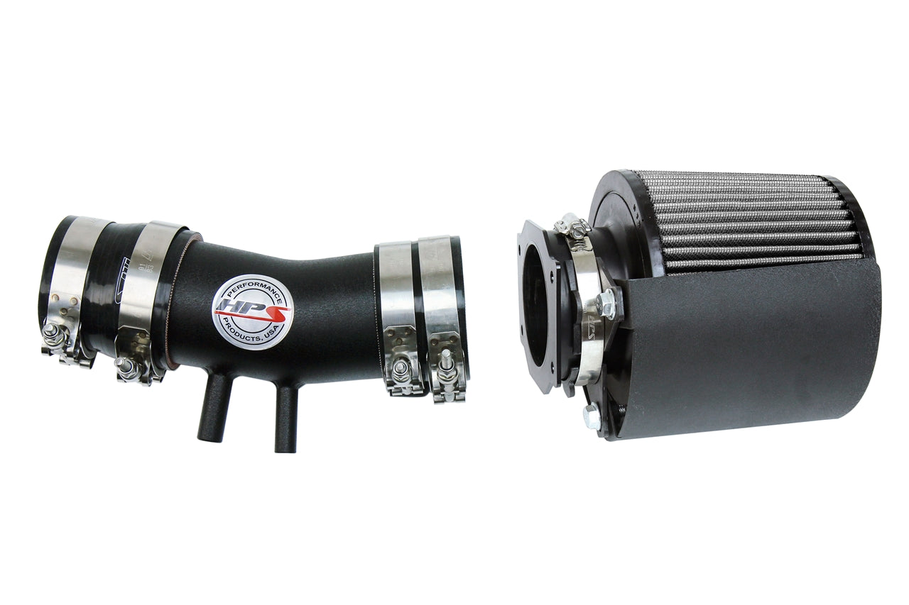 HPS Performance Air Intake Kit, Black, 2000-2004 Nissan Xterra 3.3L V6 Non Supercharged, 827-604WB