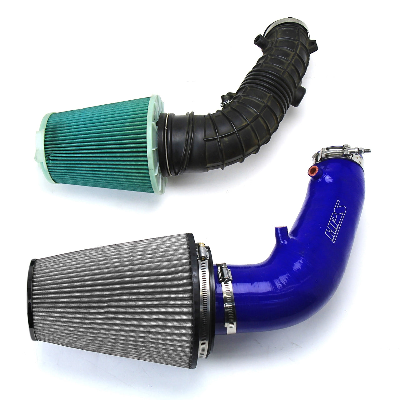 HPS Performance Air Intake Kit, Blue, 2006-2009 Honda S2000 AP2 2.2L F22 drive-by-wire, 827-610BL