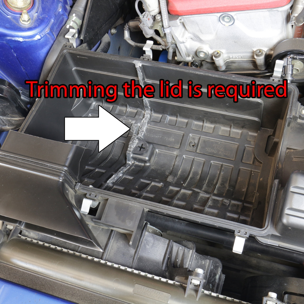 HPS Performance Air Intake Kit, Blue, 2006-2009 Honda S2000 AP2 2.2L F22 drive-by-wire, 827-610BL