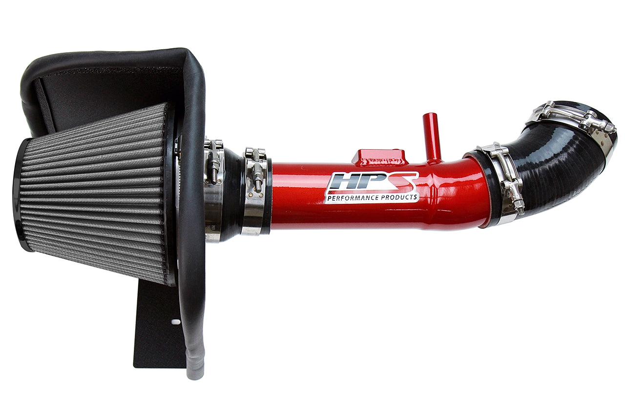 HPS Performance Air Intake Kit, Red, 2004-2009 Mazda B4000 4.0L V6, 827-611R