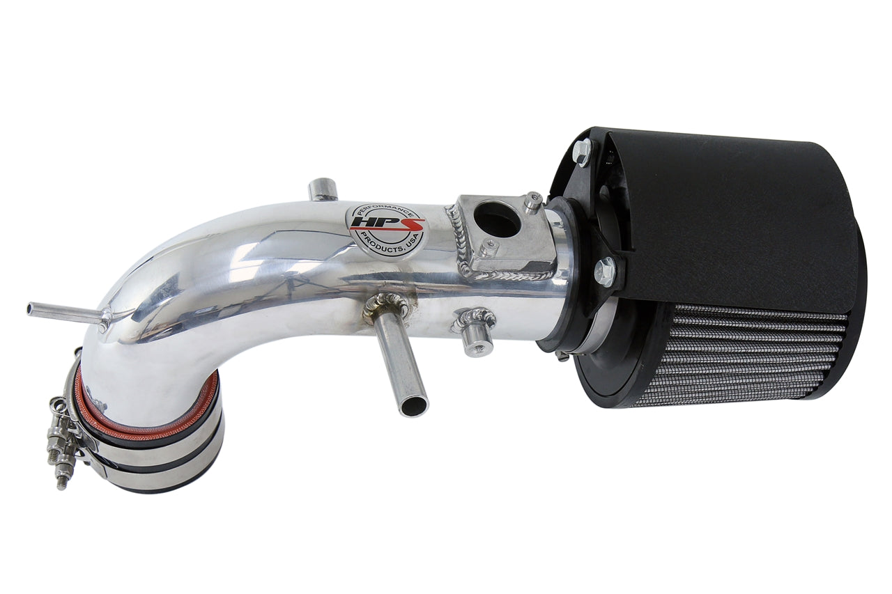 HPS Performance Air Intake Kit, Polished, 2013-2018 Toyota Rav4 2.5L, 827-612P