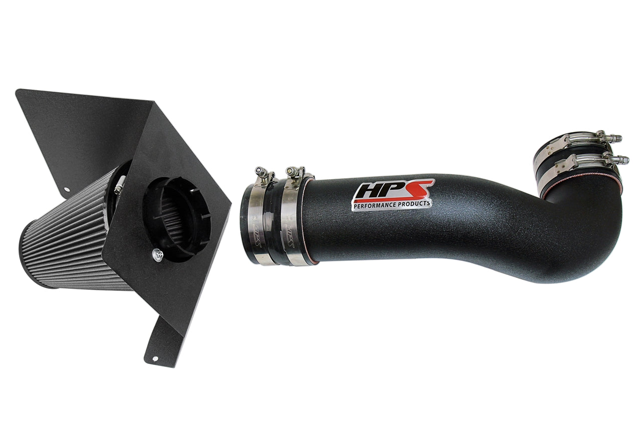 HPS Performance Air Intake Kit, Black, 2007-2009 Chevy Cheyenne 2500 5.3L V8, 827-622WB