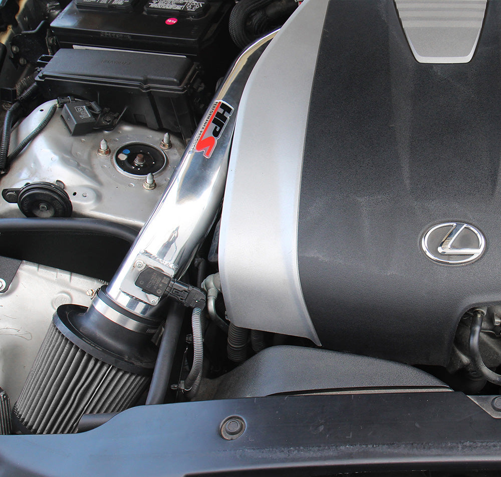 HPS Performance Air Intake Kit, Polished, 2014-2015 Lexus IS250 2.5L V6, 827-623P