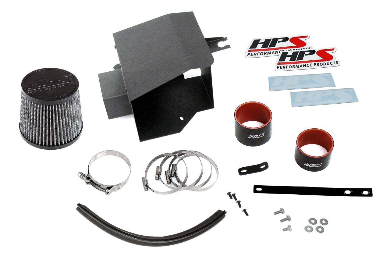 HPS Performance Air Intake Kit, Polished, 2011-2013 BMW 335i 3.0L Turbo N55, 827-628P