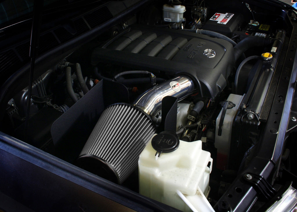 HPS Performance Air Intake Kit, Polished, 2008-2011 Toyota Sequoia 5.7L V8, 827-629P