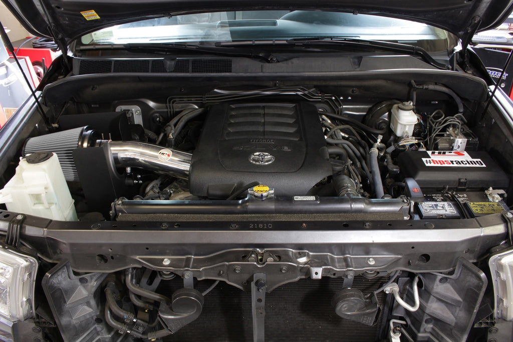 HPS Performance Air Intake Kit, Polished, 2008-2011 Toyota Sequoia 5.7L V8, 827-629P