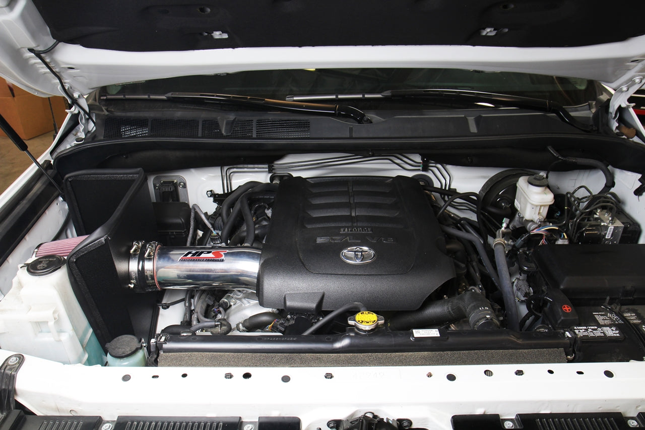 HPS Performance Air Intake Kit, Polished, 2012-2019 Toyota Tundra 5.7L V8, 827-630P