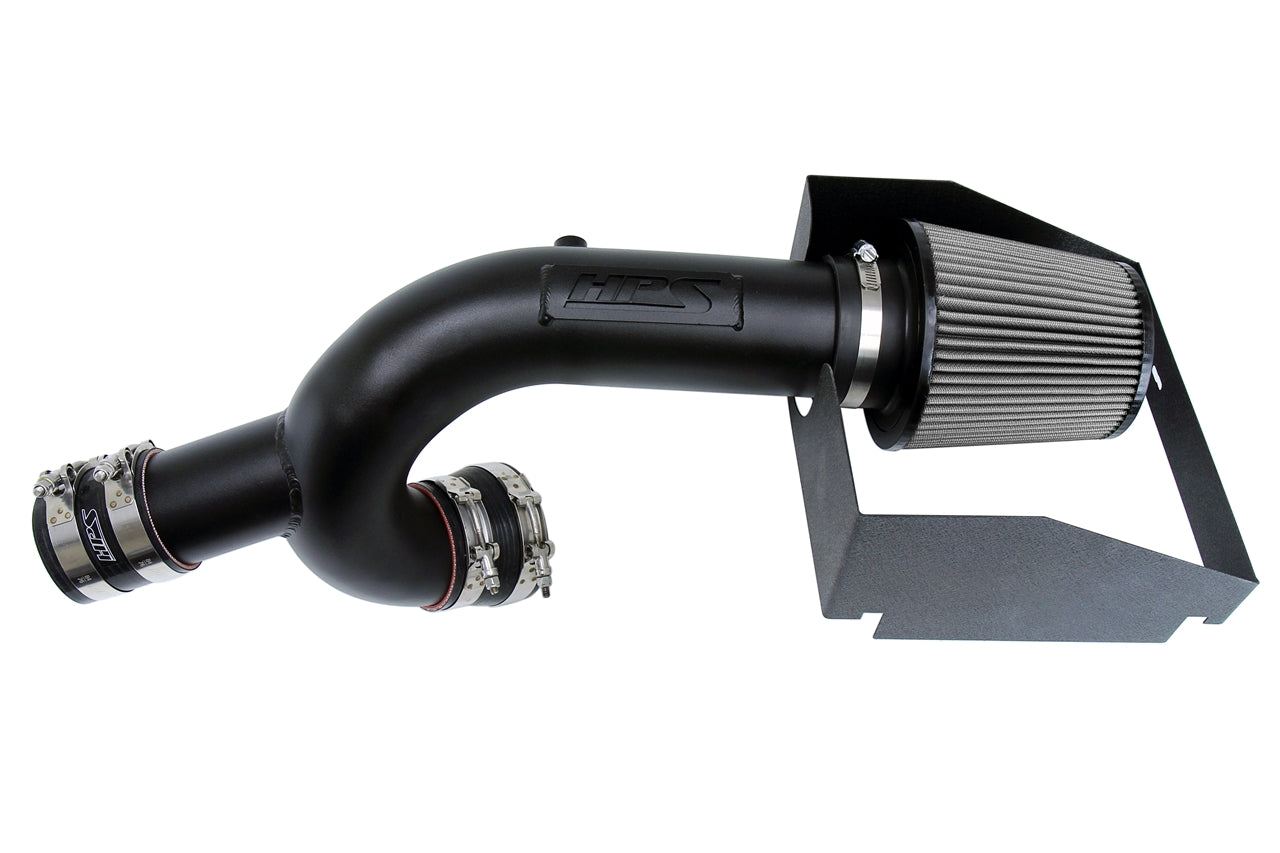 HPS Performance Air Intake Kit, Black, 2015-2020 Ford F150 2.7L Ecoboost Turbo, 827-634WB
