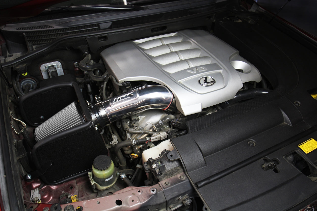 HPS Performance Air Intake Kit, Blue, 2008-2020 Lexus LX570 5.7L V8, 827-635BL
