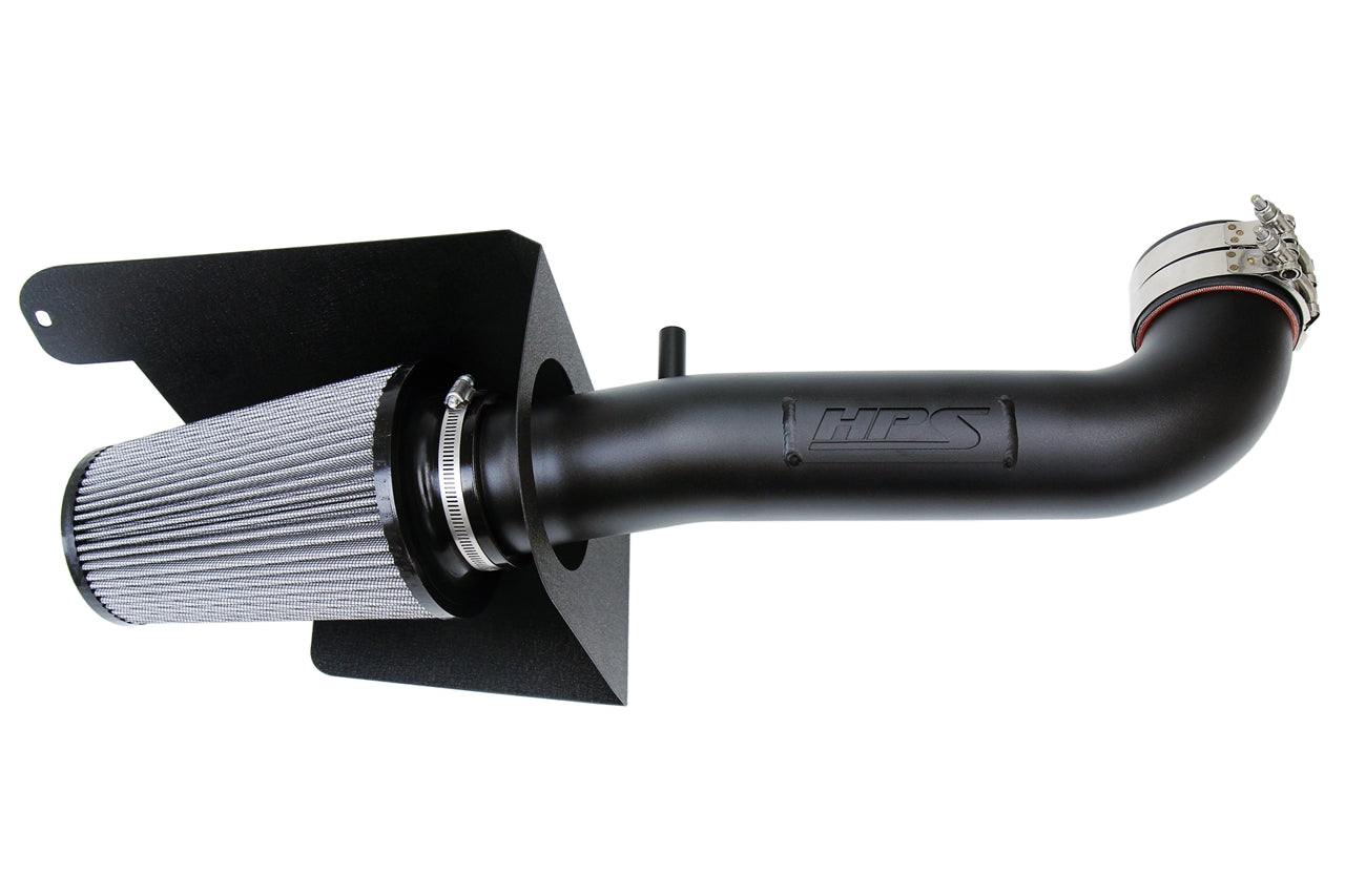 HPS Performance Air Intake Kit, Black, 2012-2018 Jeep Wrangler JK 3.6L V6, 827-664WB