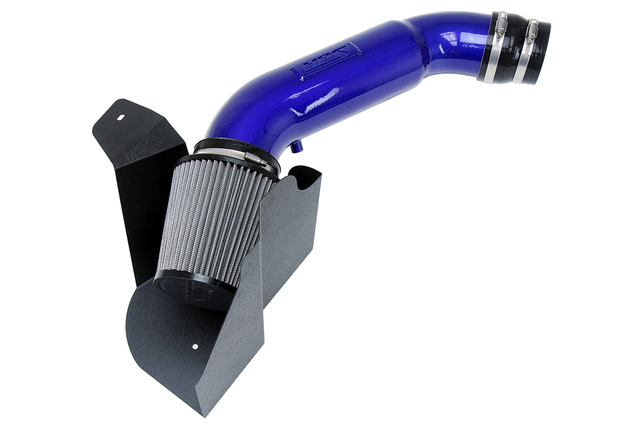 HPS Performance Air Intake Kit, Blue, 2012-2018 Audi A7 Quattro 3.0L Supercharged (C7), 827-676BL