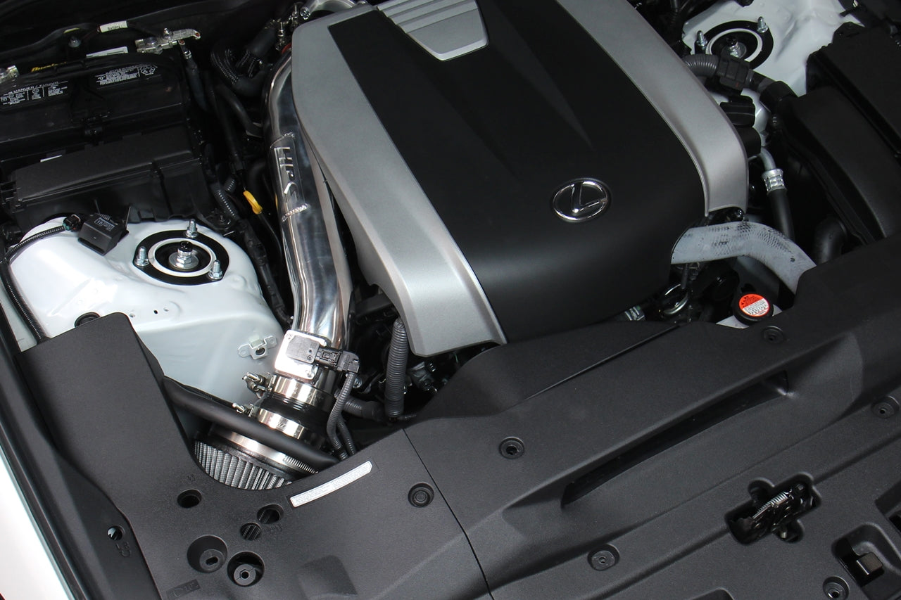 HPS Performance Air Intake Kit, Polished, 2013-2020 Lexus GS350 3.5L V6, 827-682P