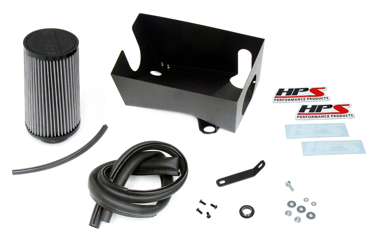 HPS Performance Air Intake Kit, Blue, 2012-2019 BMW 640i 3.0L Turbo N55, 827-698BL