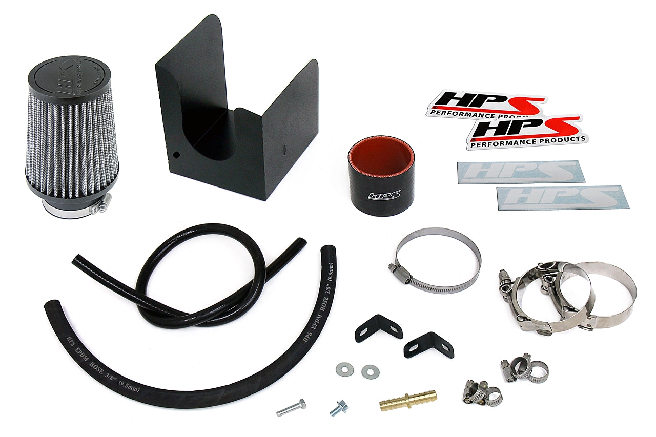 HPS Performance Air Intake Kit, Black, 2015-2020 Honda Fit 1.5L, 827-704WB