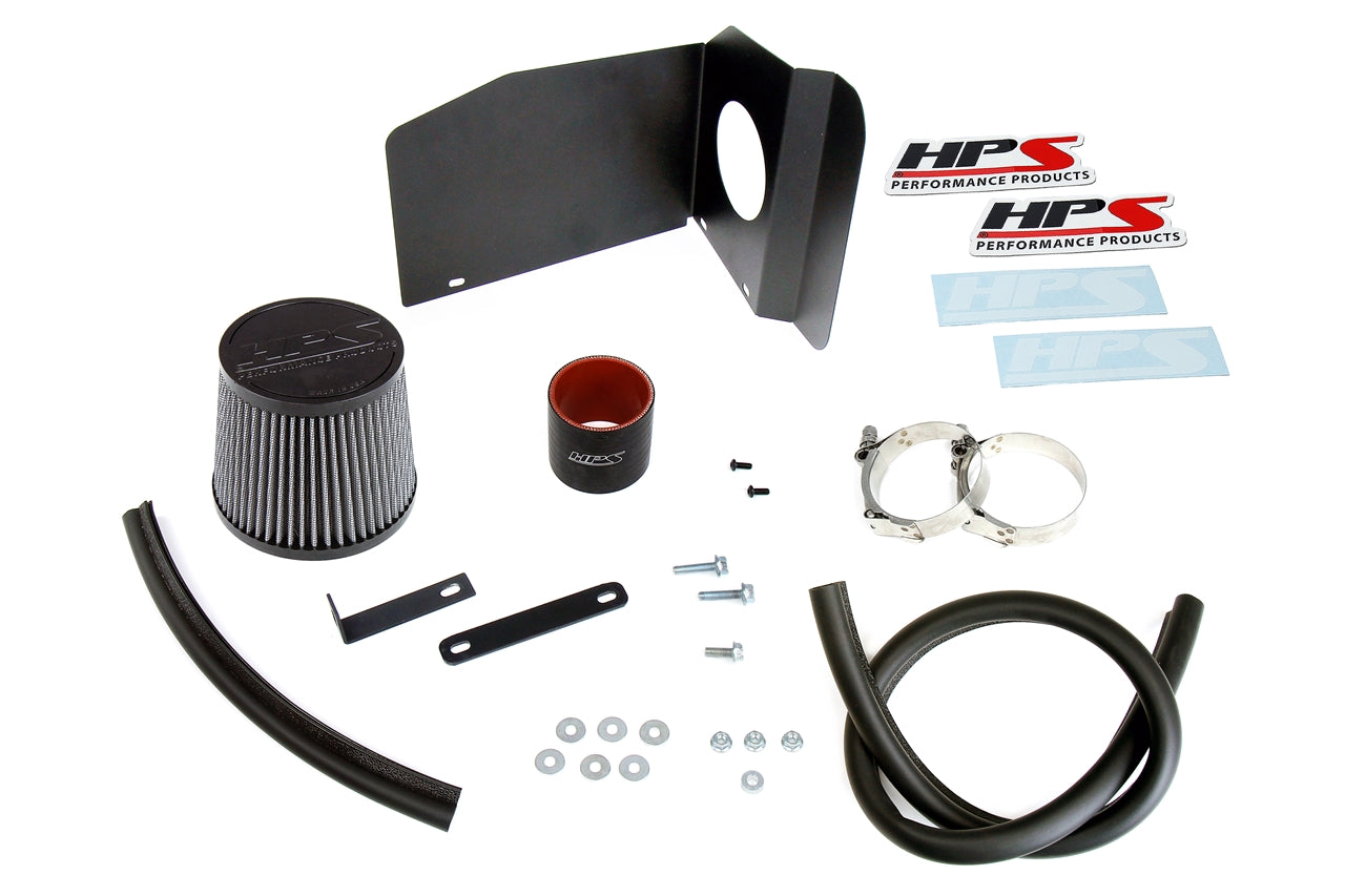 HPS Performance Air Intake Kit, Black, Toyota 2020-2022 Corolla 1.8L Gas, 827-708WB