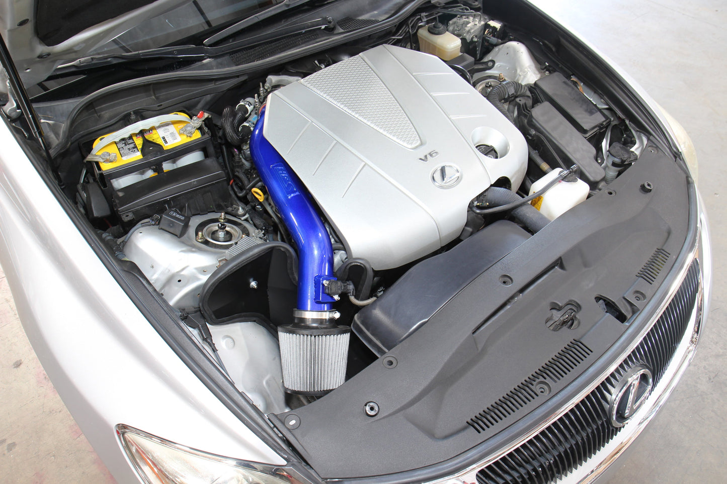 HPS Performance Air Intake Kit, Black, Lexus 07-11 GS350 3.5L V6, 827-720WB