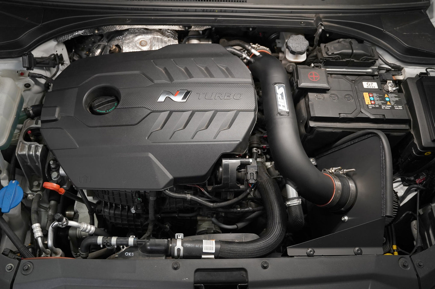 HPS Performance Air Intake Kit, Polished, Hyundai 2022-2023 Kona N 2.0L Turbo, 827-721P